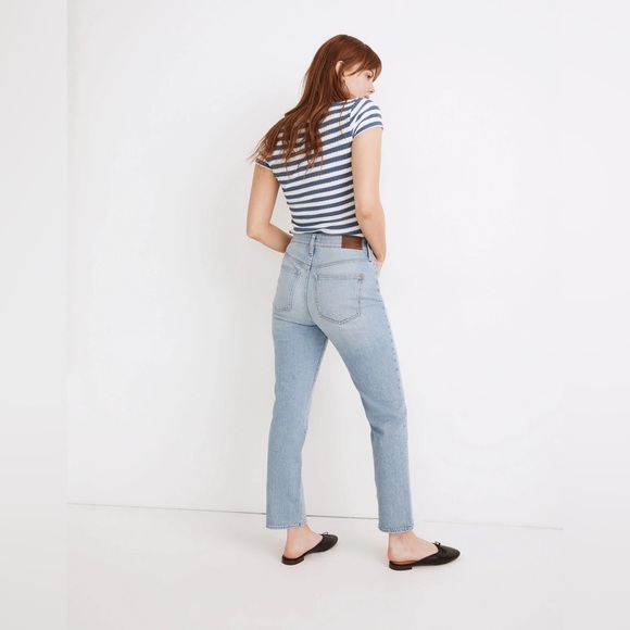 NWOT Madewell The Curvy Perfect Vintage Jean in Fiore Wash Blue 27 - Picture 3 of 6